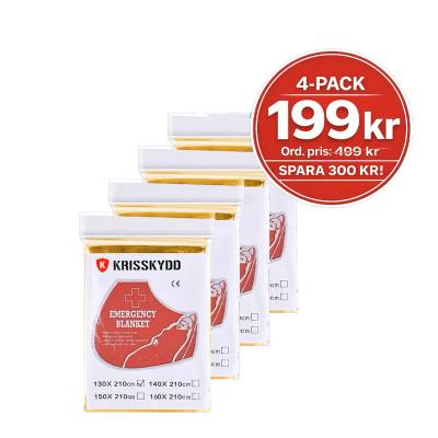 Nödfilt 4-pack
